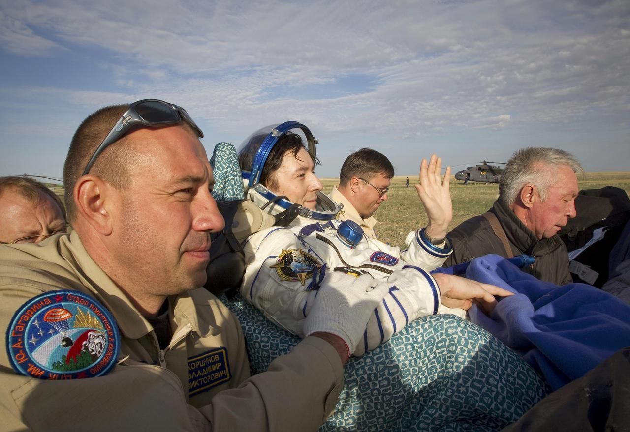 Návrat kosmonautů z ISS 17. září