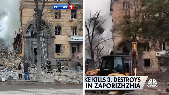 Jeden záběr usvědčil ruskou televizi ze lži. Nevinné naopak zabíjela jejich raketa.
