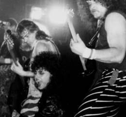 Lucie Bílá ve svých začátcích s kapelou Arakain.