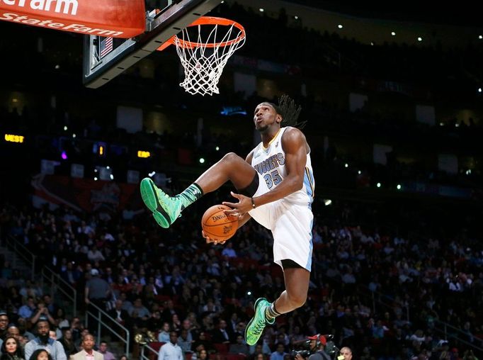 All Star Game NBA - dovednostní soutěž (Kenneth Faried)