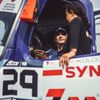 Emerson Fittipaldi  a Aliyyah Kolocová při testech tahače Buggyra v Mostě