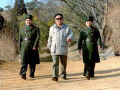 Severokorejský diktátor Kim Čong-il.