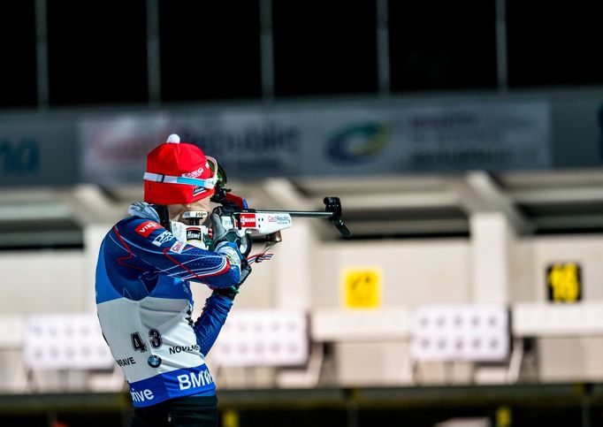 SP biatlon NMNM, sprint muži: Ondřej Moravec