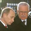 Prezident Vladimír Putin a Václav Klaus