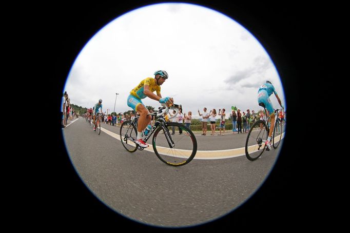 Nibali v 15. etapě Tour de France 2014