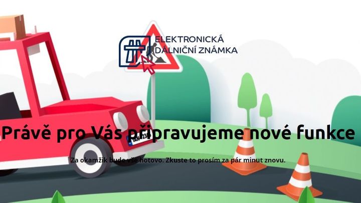 Prodej dálničních známek přes e-shop zatím nefunguje. Ladíme detaily, říká správce