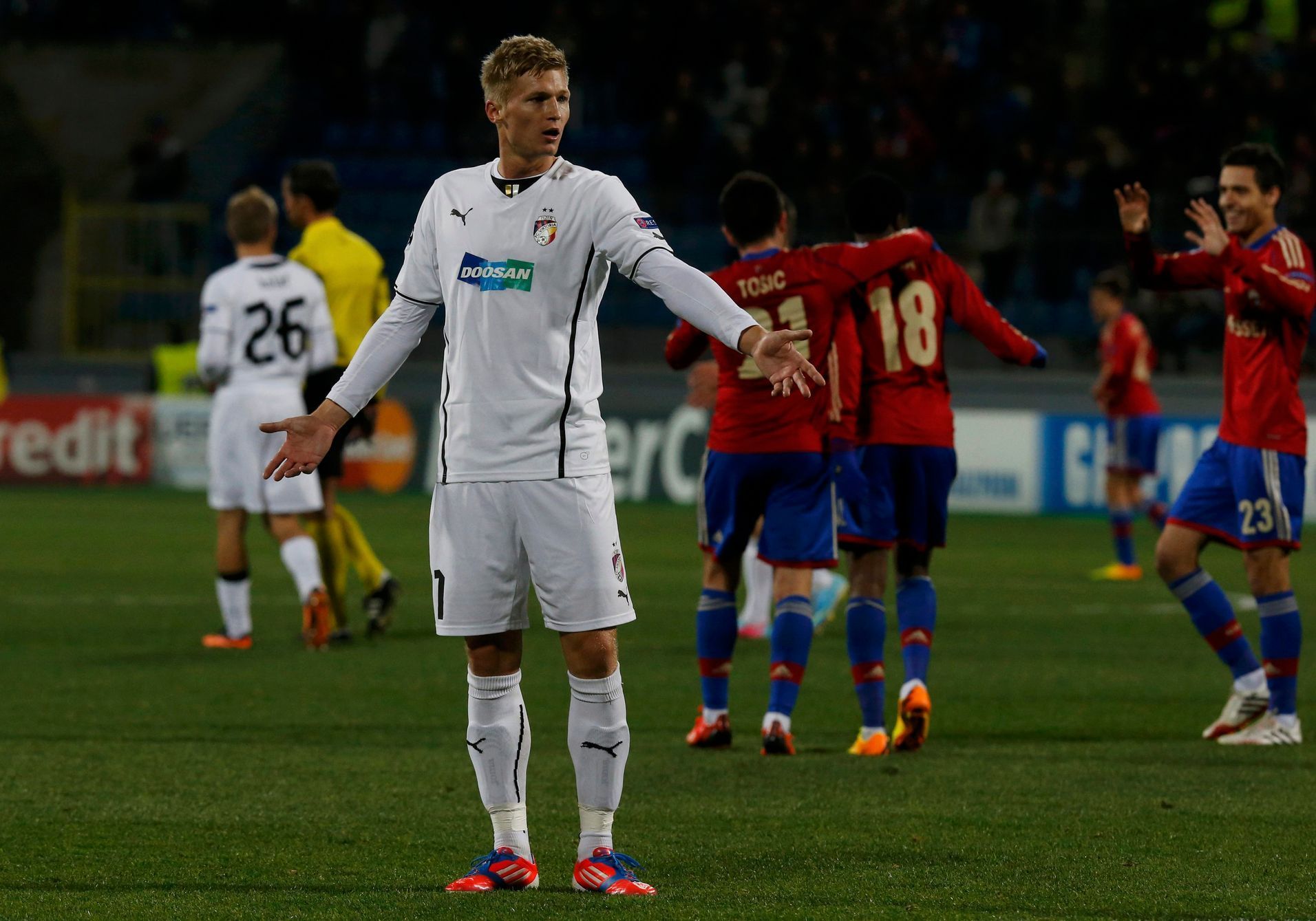 LM, CSKA Moskva - Plzeň: Václav Procházka