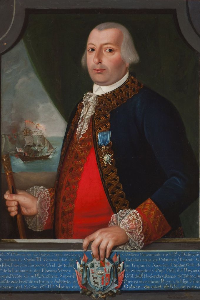 Portrait of Bernardo de Gálvez – autor neznámý (18. stol.)