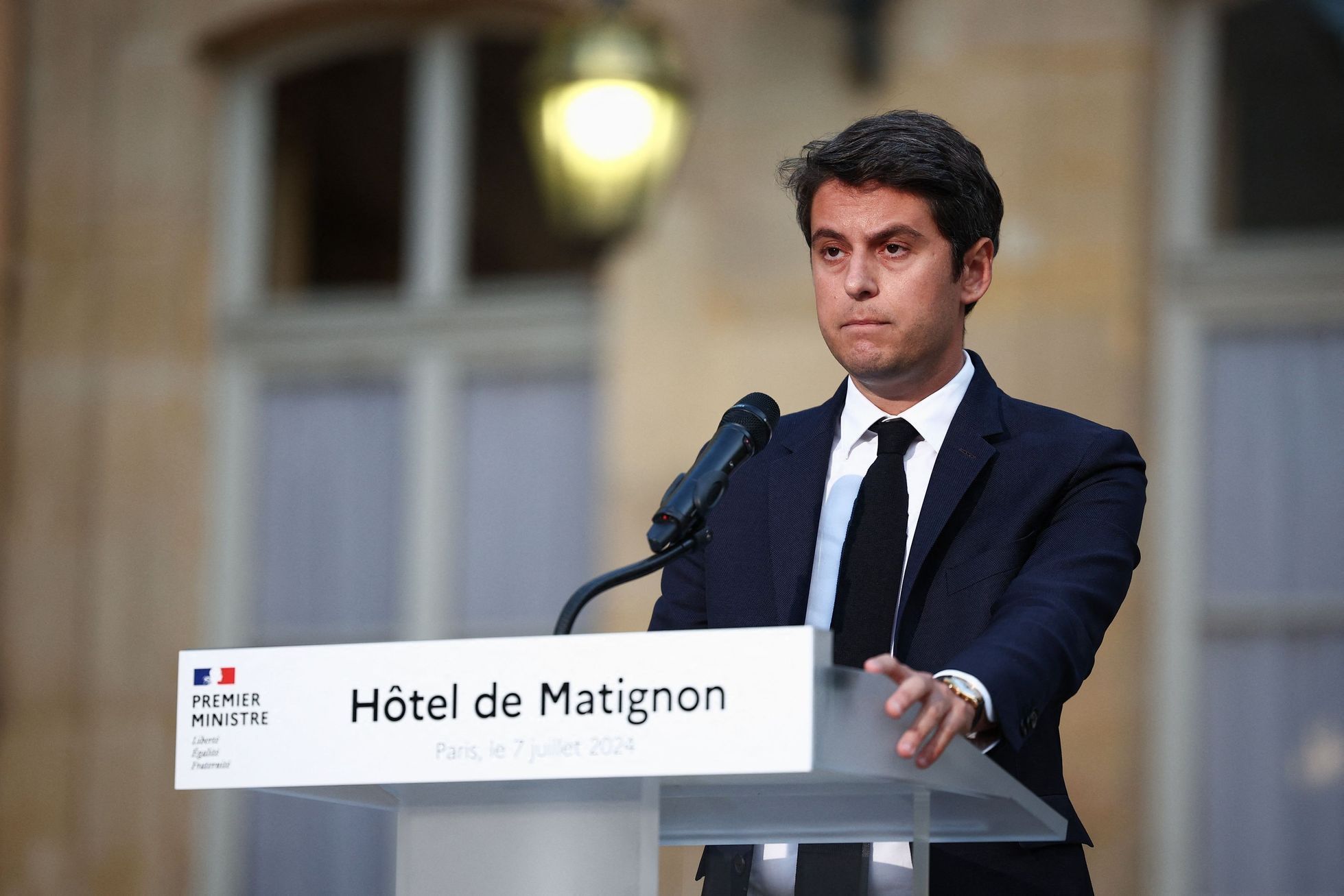 Francouzský premiér Gabriel Attal