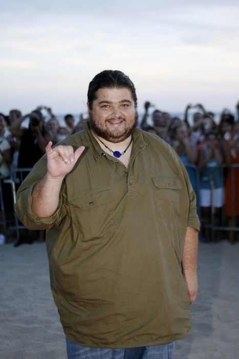 Jorge Garcia (Hurley) na premiéře seriálu Lost 3