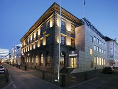 Pobočka jedné ze zkrachovalých islandských bank