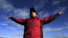 Marathon runner Gladys Tejeda, the first Peruvian athlete who qualified for the 2012 London Olympic Games, stretches before training at the San Cristobal mountain in the Andean province of Junin May 15, 2012. A private company will take Gladys' mother Marcelina Pucuhuaranga, 69, to London as part of the "Thank you Mom" program. For Pucuhuaranga, who received her first passport, it will be the first time travelling out of Peru. The program will take about 120 mothers of different athletes around the world to attend the games. Tejeda, the youngest of nine children, returned to her hometown to visit her mother and to focus on training where she will run more than 20 km every day in the highlands (over 4,105 meters above sea level). Picture taken May 15, 2012. REUTERS/Pilar Olivares (PERU - Tags: SPORT ATHLETICS OLYMPICS) Published: Kvě. 17, 2012, 6:32 odp.