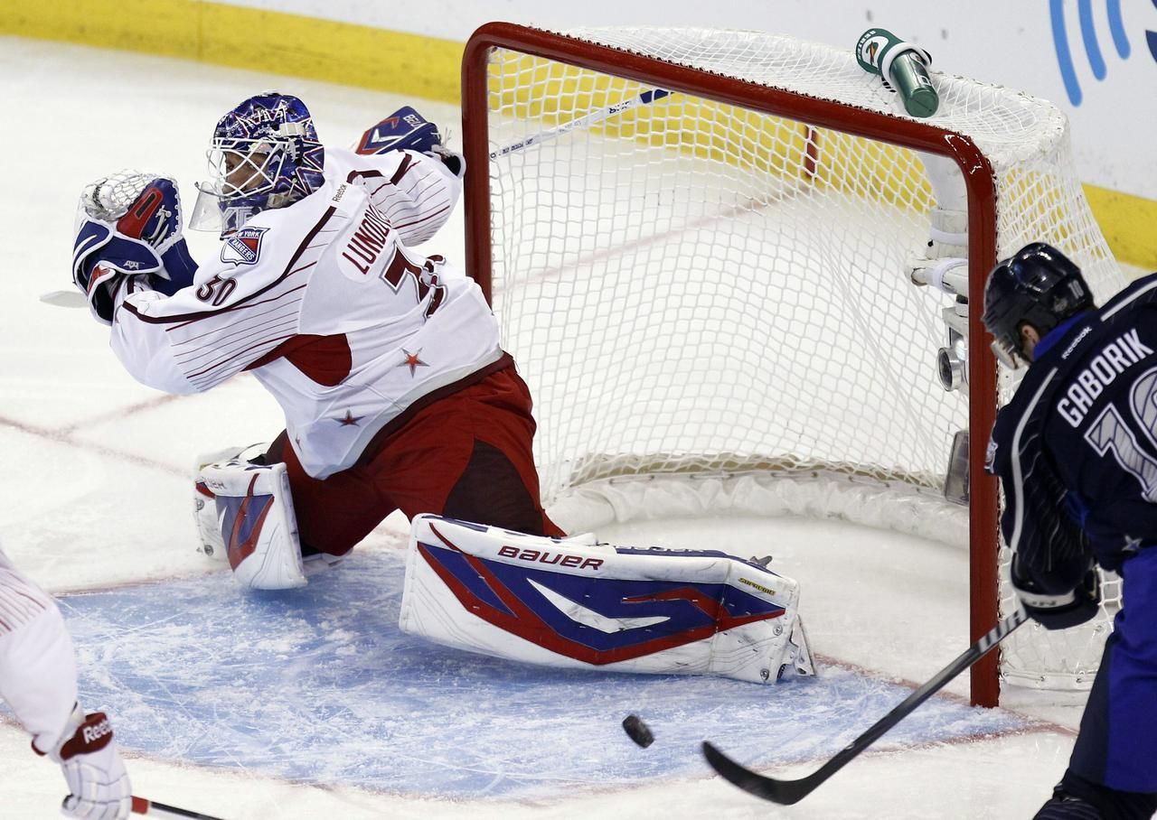 All Star Game NHL: Gáborík gól, Lundqvist