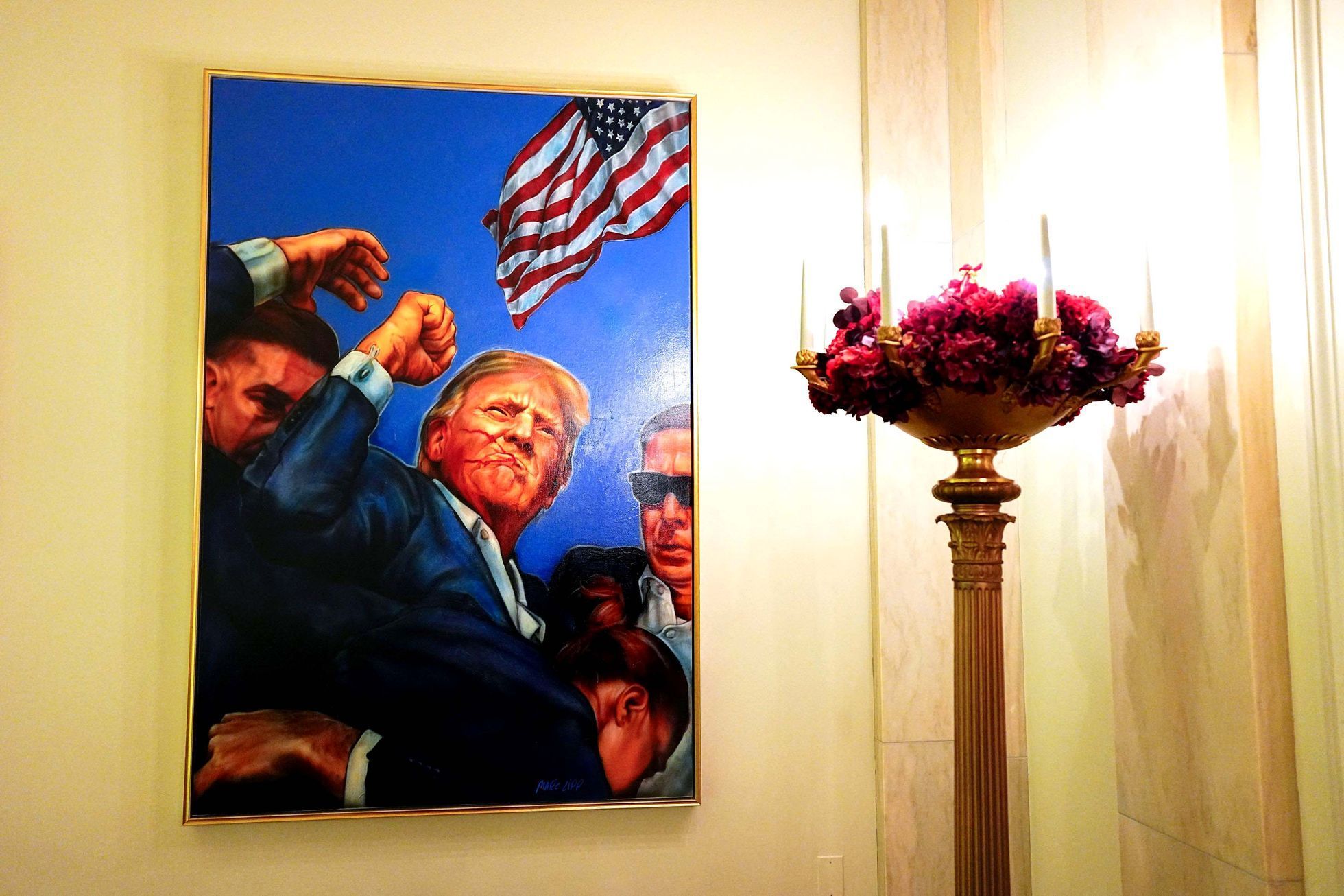 USA, Washington, Bílý dům, vánoce, výzdoba, Melanie, Donald Trump