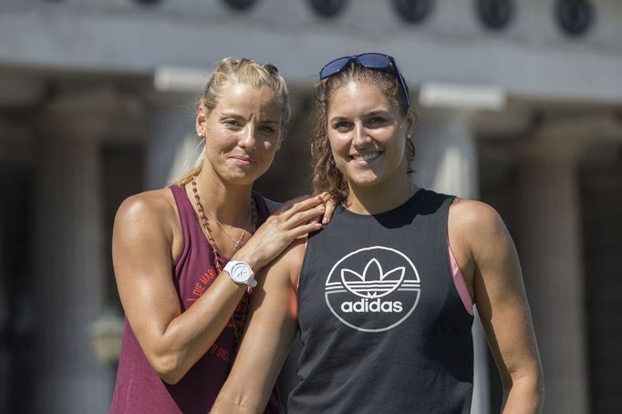 Barbora Hermannová a Markéta Sluková na MS ve Vídni 2017 (Hofburg)