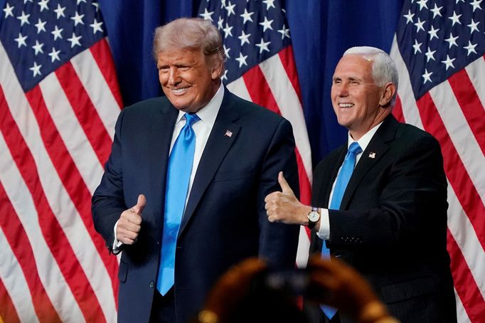 Nominační sjezd americké Republikánské strany v Severní Karolíně.