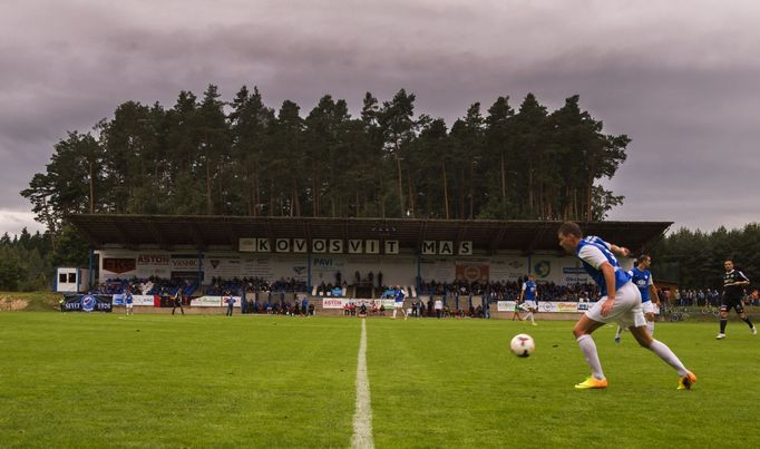 Stadion v Sezimově Ústí, kde hraje MAS Táborsko