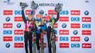 Biatlon na Holmenkollenu, vytrvalostní závod žen, Kaisa Mäkäräinenová, Darja Domračevová a Veronika Vítková