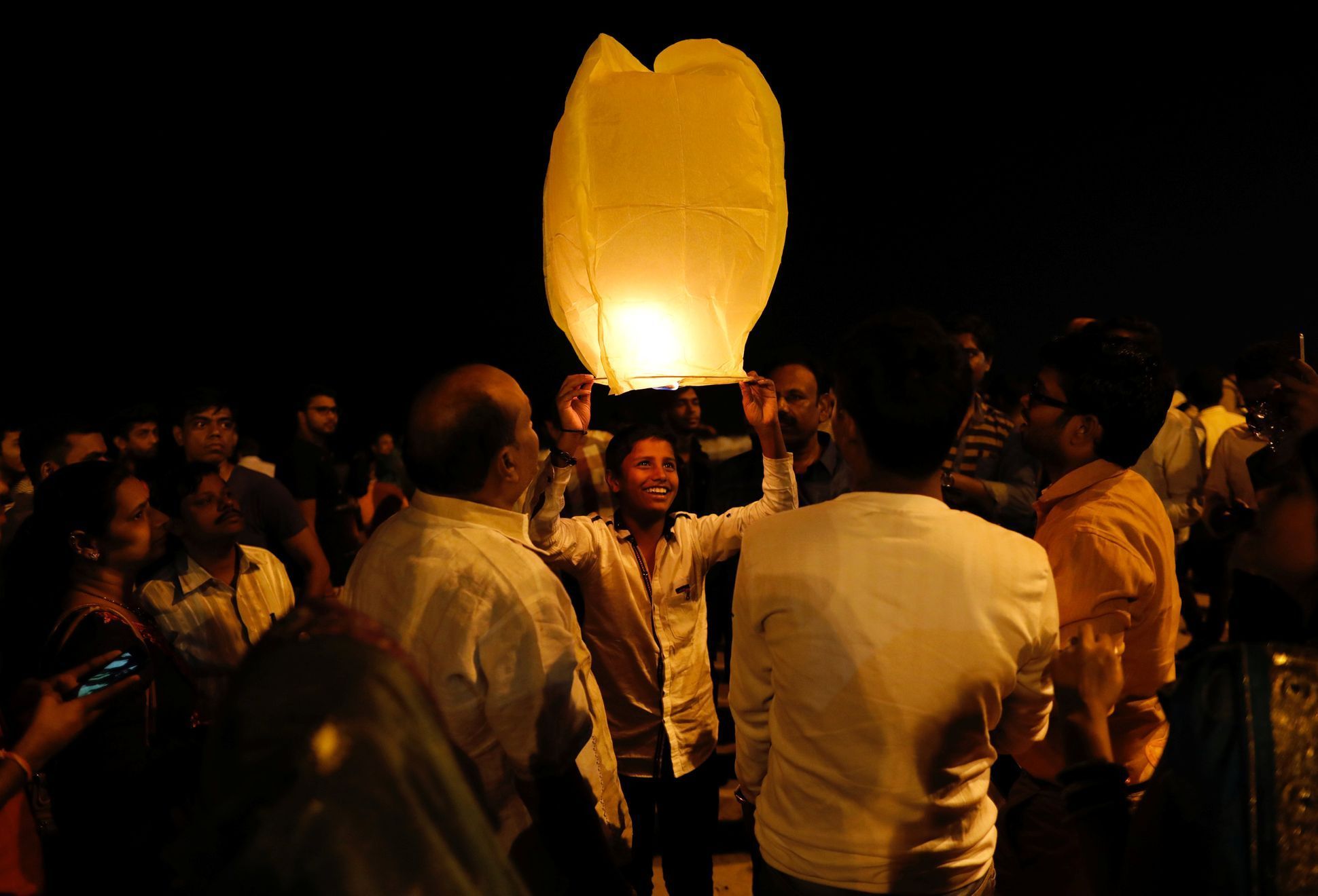Oslavy příchodu roku 2018 v Mumbai