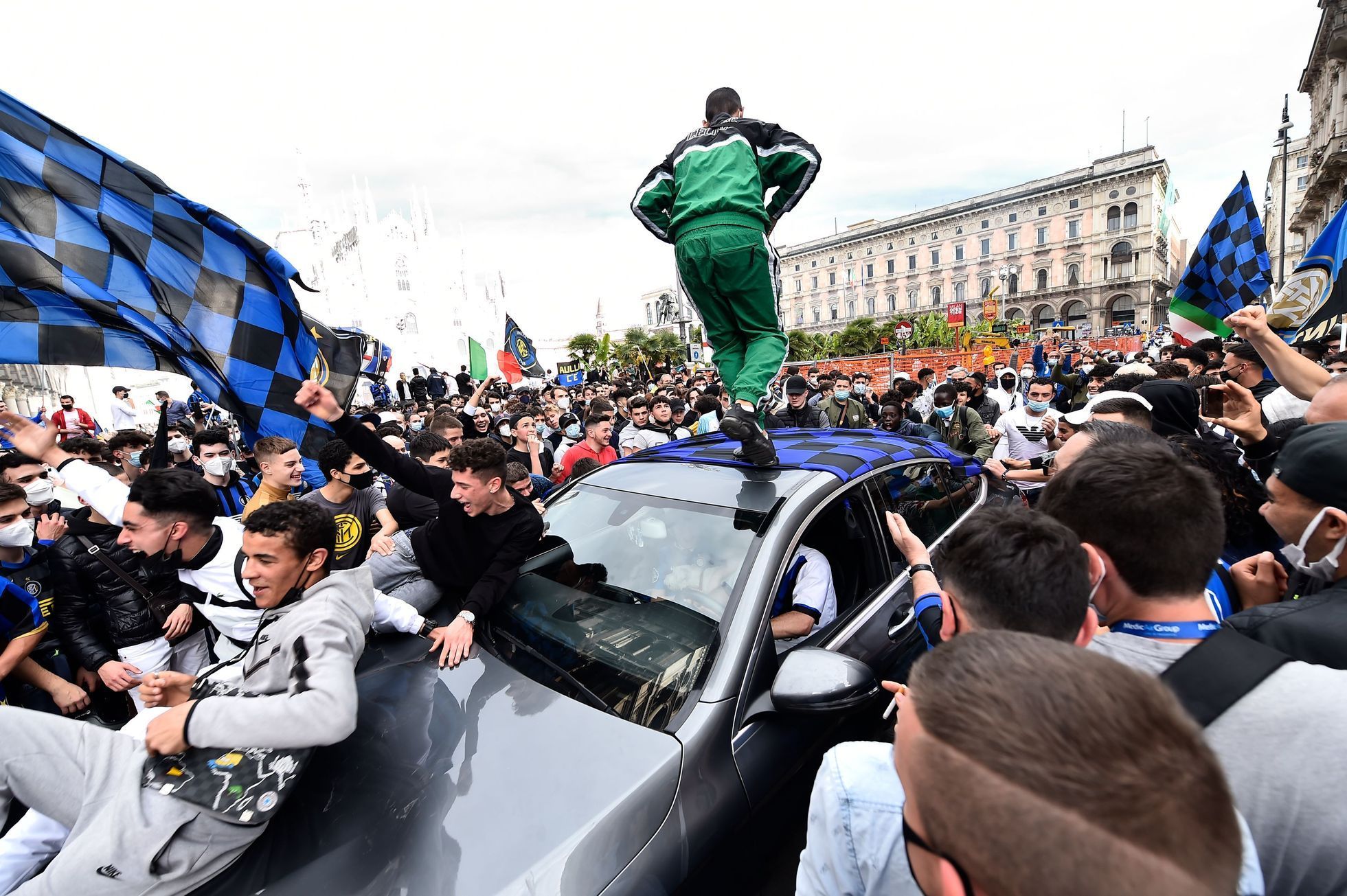 Takto slavili fanoušci Interu Milán scudetto, titul v italské Serii A