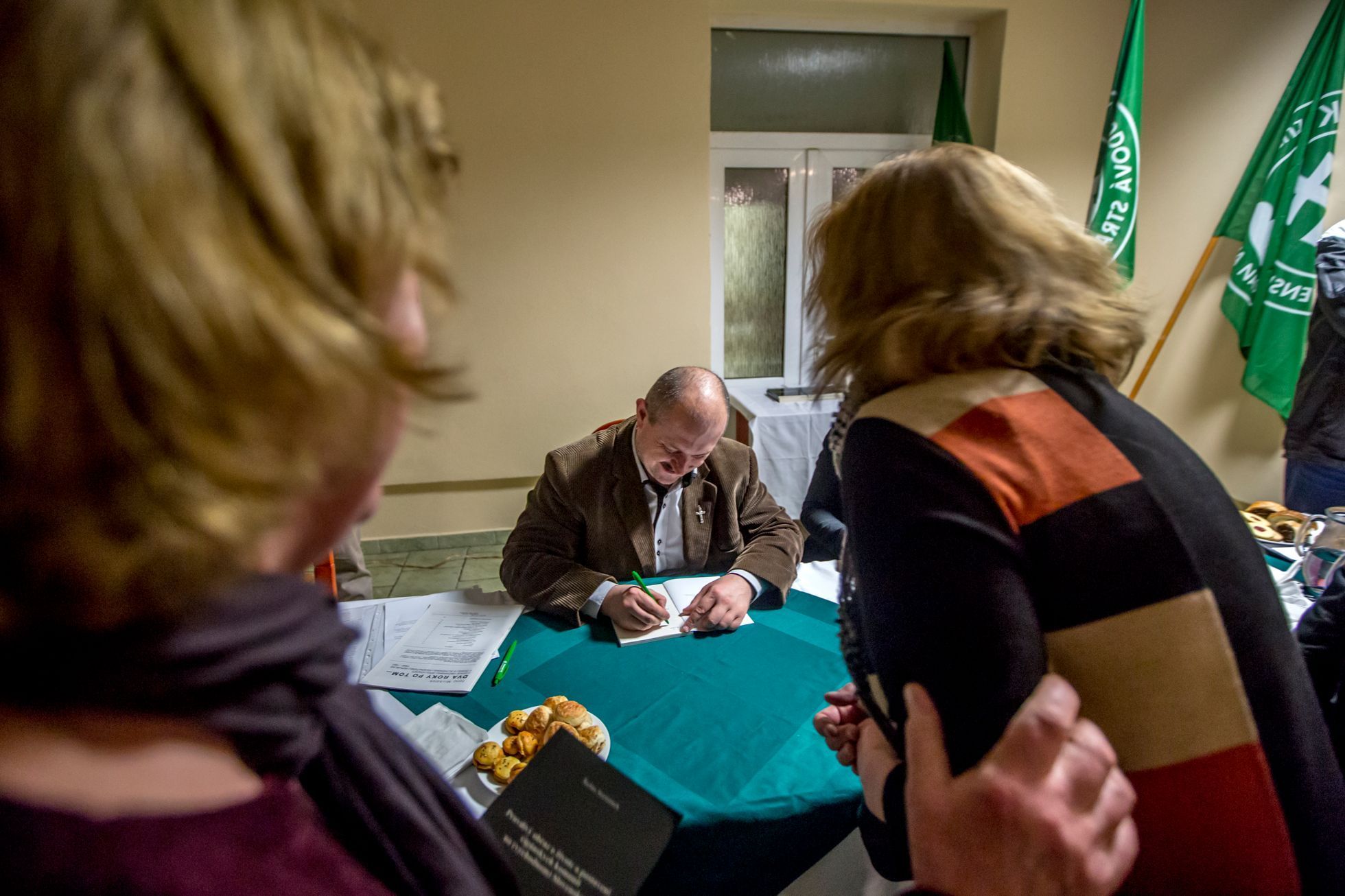 Fotogalerie / Tak vypadá volební kampaň kandidátů na úřad slovenského prezidenta / Marian Kotleba / Březen / 2019 / Economia / Matěj Slavik