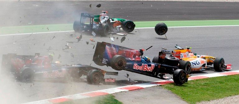 Sebastian Bourdais, Sebastien Buemi, Adrian Sutil a Nelson Piquet