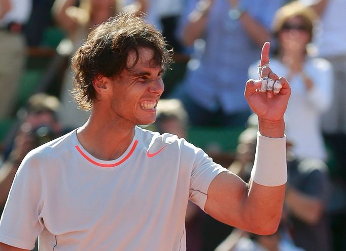 Rafael Nadal v semifinále French Open 2013