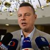 Jindřich Rajchl, politik, úsměv, volební štáb hnutí SPD