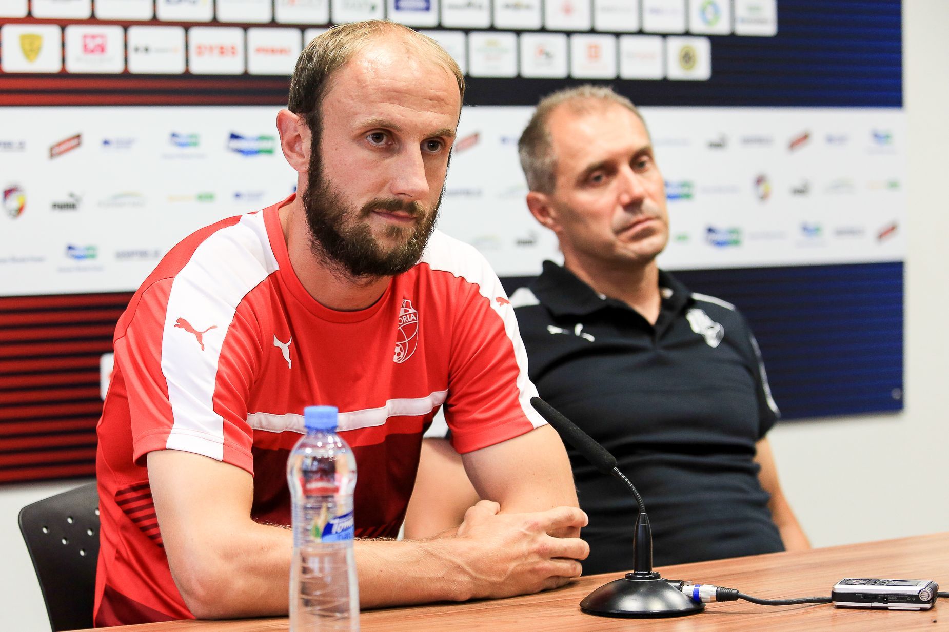 Tisková konference a trénink Viktorie Plzeň před 3. předkolem Ligy mistrů 2016