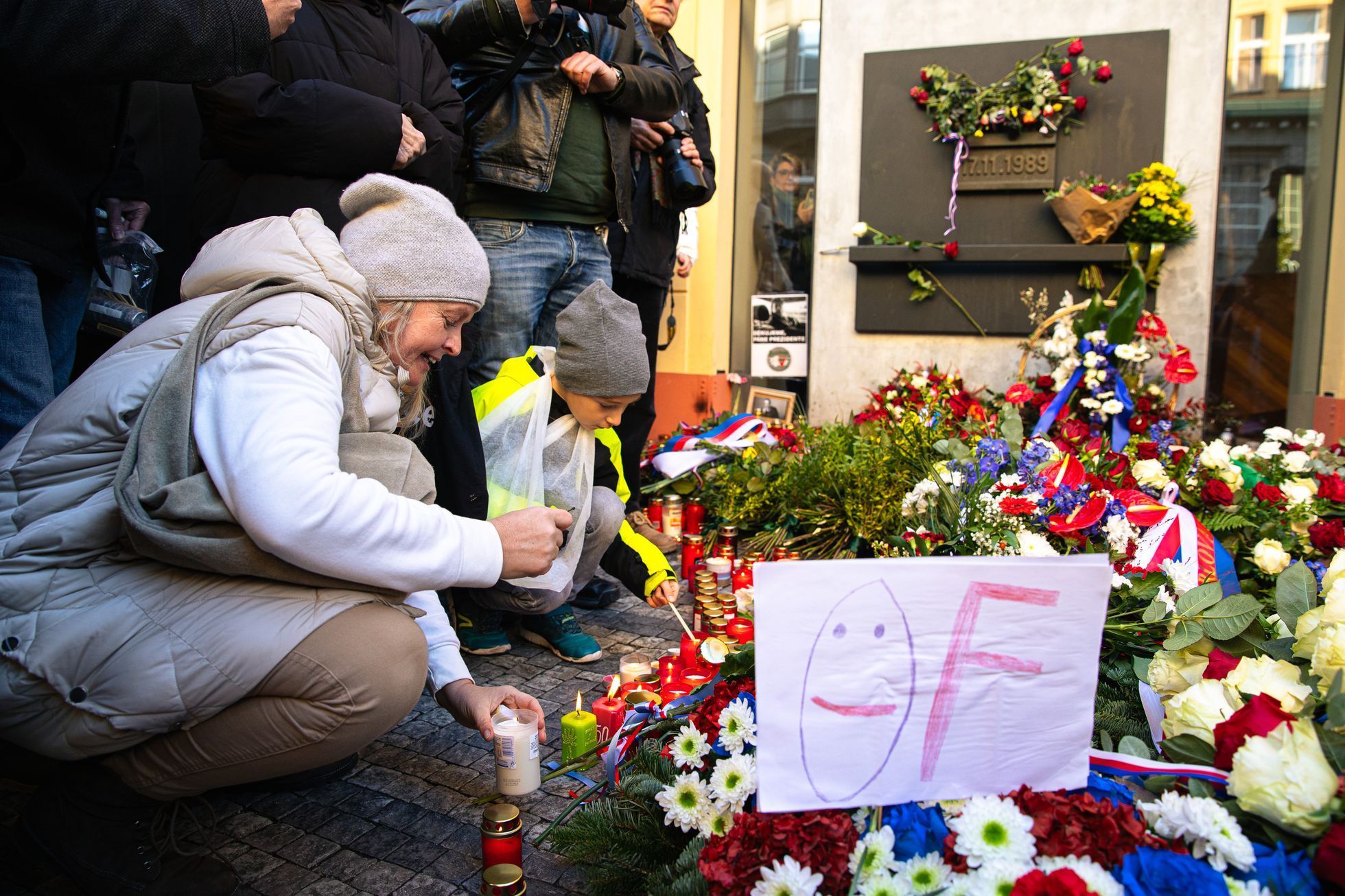 17. listopad 2023, Den boje za svobodu a demokracii, státní svátek, Národní třída