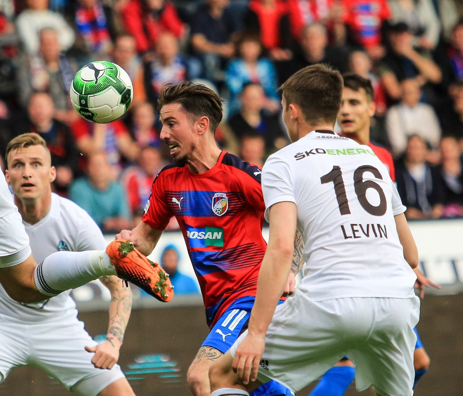 EPL, Plzeň-Mladá Boleslav: Milan Petržela (11)  - Vladislav Levin (16)