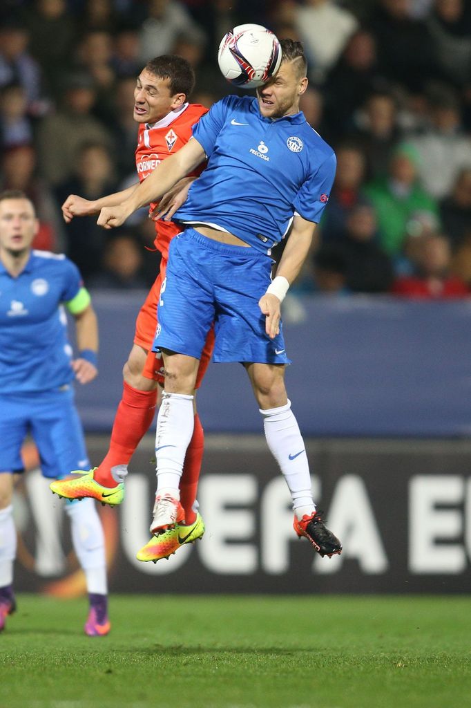 Liberec - Fiorentina, Evropská liga 2016/17. Petr Ševčík