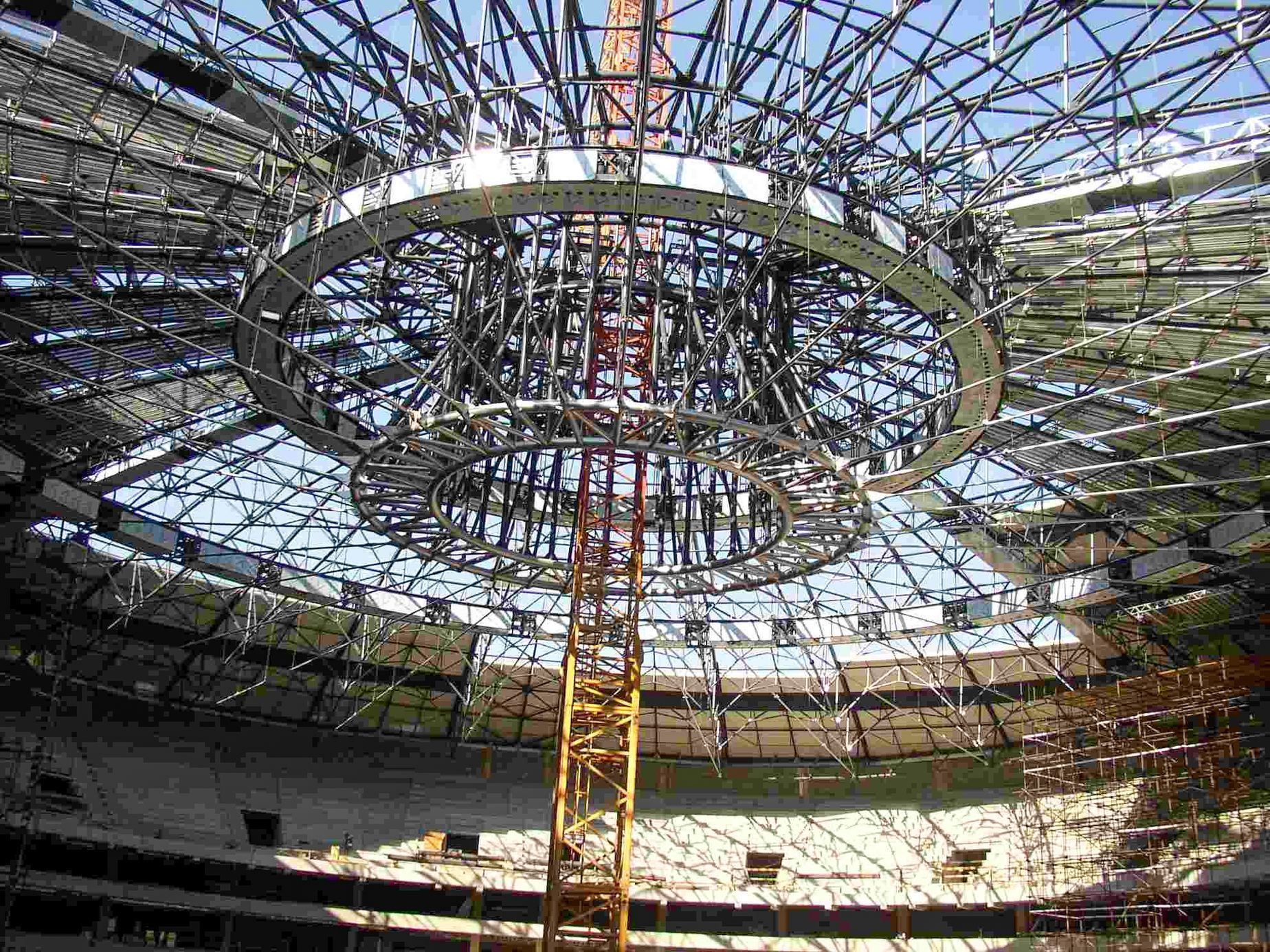 Stavba Sazky arény, Stavba O2 arény, Sazka aréna, O2 aréna, Praha, Domácí, MS v hokeji 2024
