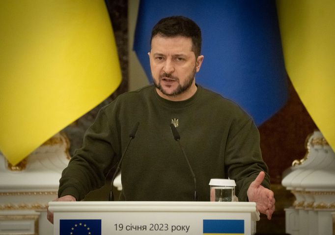 Ukrajinský prezident Volodymyr Zelenskyj