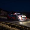 Pilot Hyundai Thierry Neuville při testech na Rallye Monte Carlo 2020
