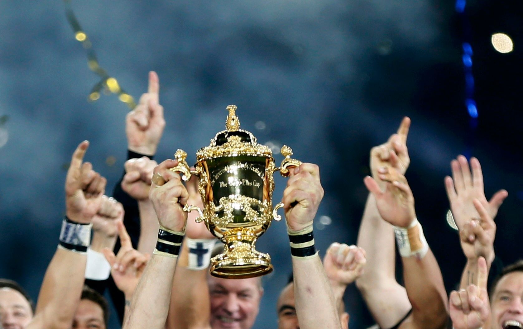 MS 2015, finále, Nový Zéland-Austrálie: trofej Webba Ellise