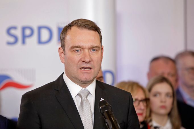 Předseda poslaneckého klubu SPD Radim Fiala