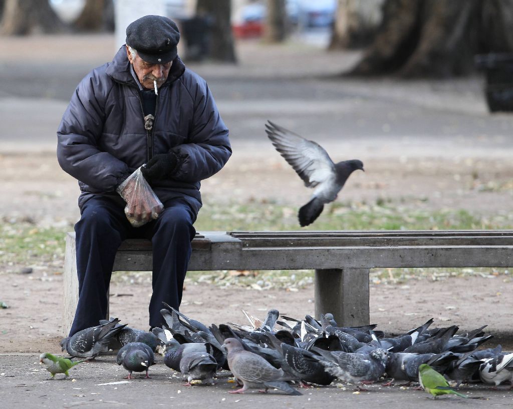 Stáří, důchod (Argentina) - ilustrační fotografie