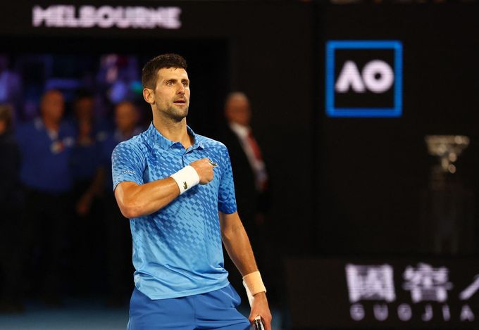 Novak Djokovič, Australian Open 2023 - finále