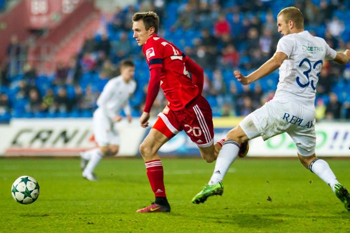 FNL, Baník-Olomouc: Marek Hlinka - Šimon Falta