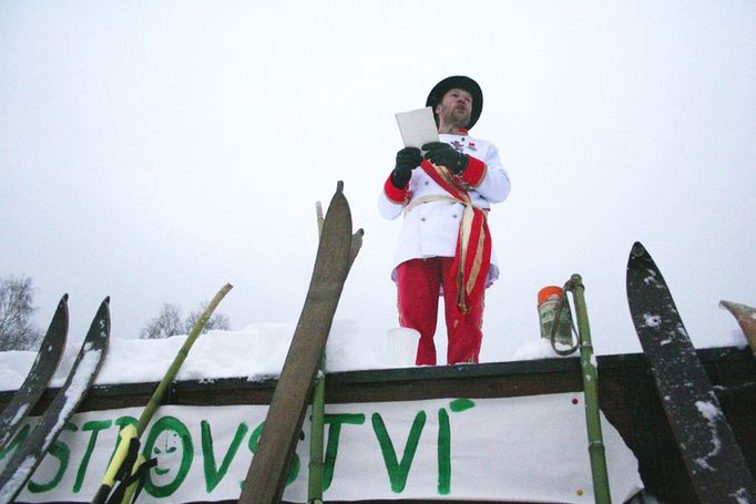 Na vyhlášení výsledků nemohl chybět ani Franc Josef