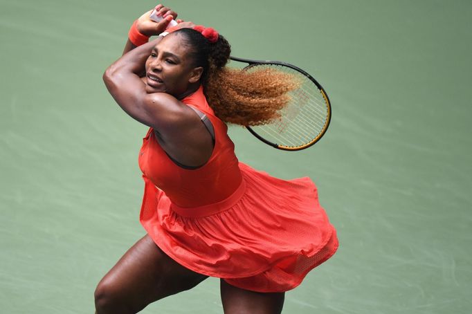 Serena Williamsová ve čtvrtfinále US Open 2020