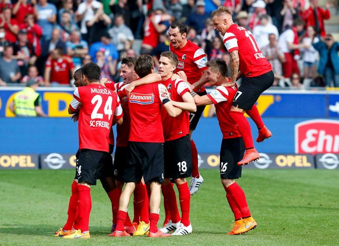 Freiburg se raduje z vítězství v Bundeslize nad Bayernem