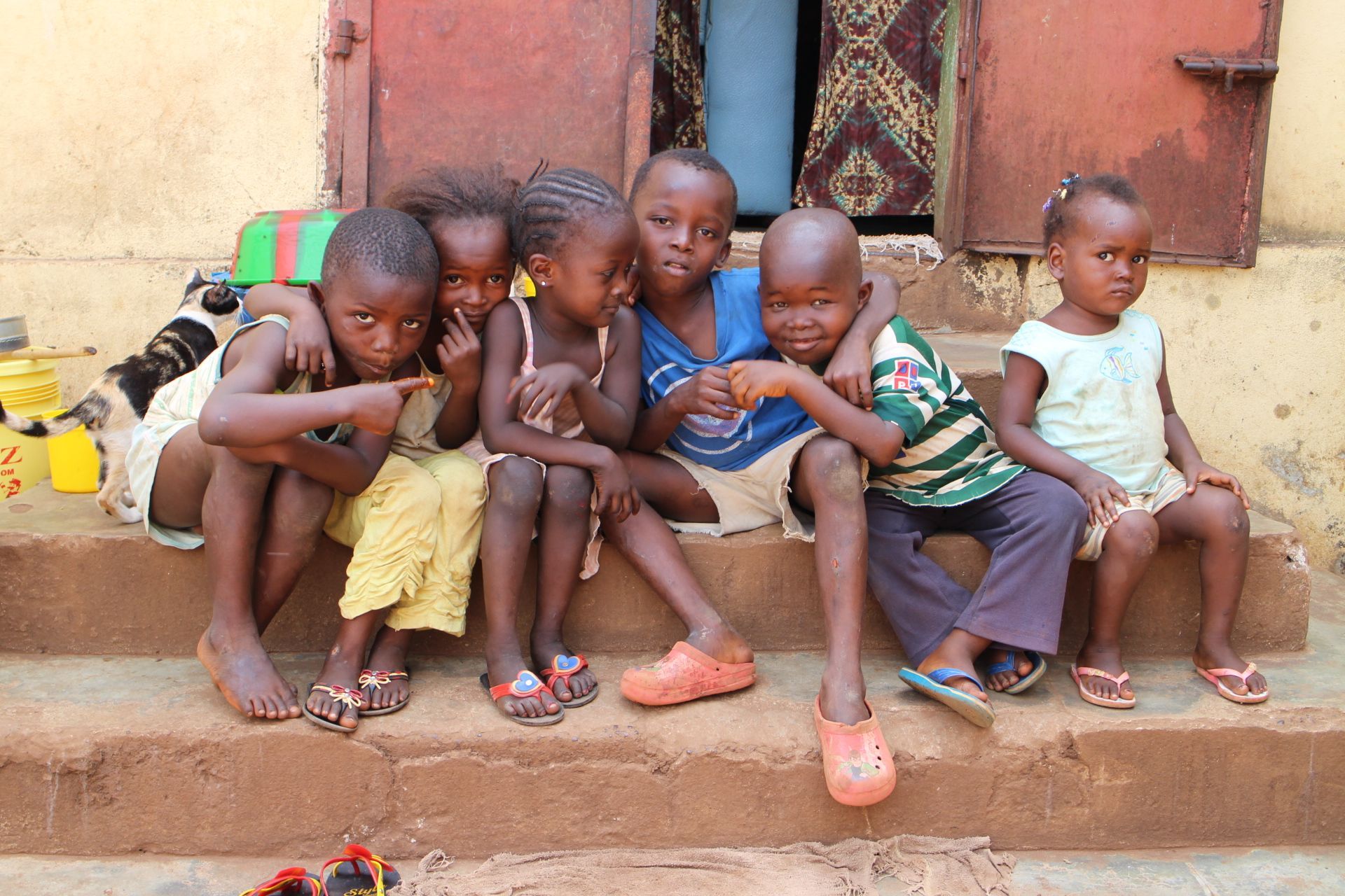 Vzdělávání dětí v Guineji.