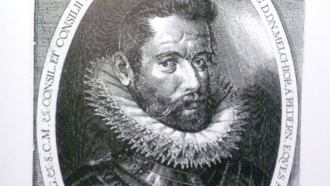 Melchior z Redernu na dobovém portrétu