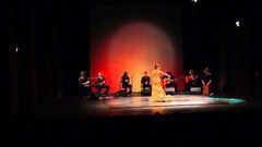 Jana Drdácká a Flamenco Element - Romera con bata de cola
