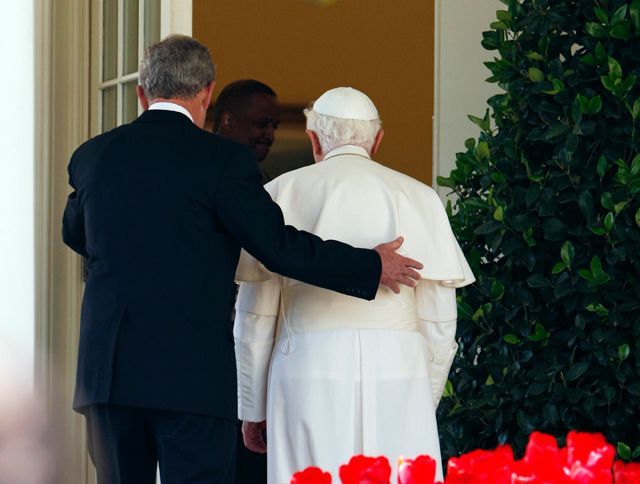 Papež Benedikt XVI. na návštěvě v USA