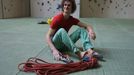 Horolezec Adam Ondra po návratu z Dawn Wall