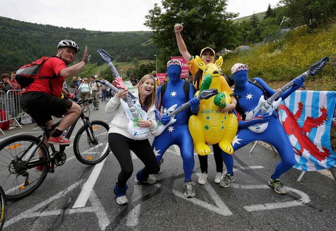 Fanoušci na Tour de France 2013