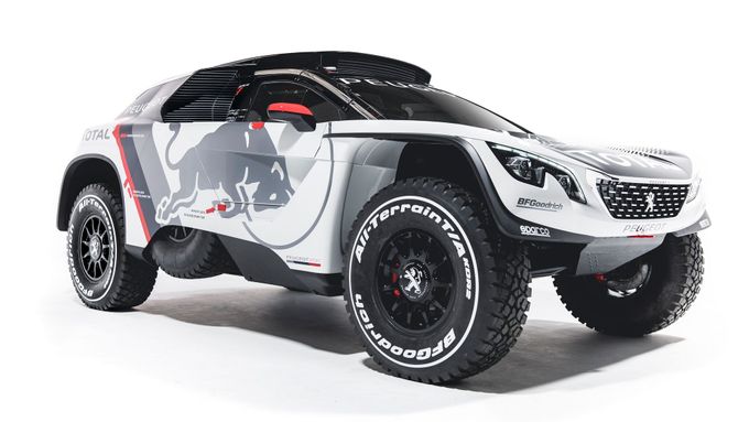 Peugeot odtajnil největšího favorita příští Rallye Dakar. Místo modelu 2008 se podobá nové 3008